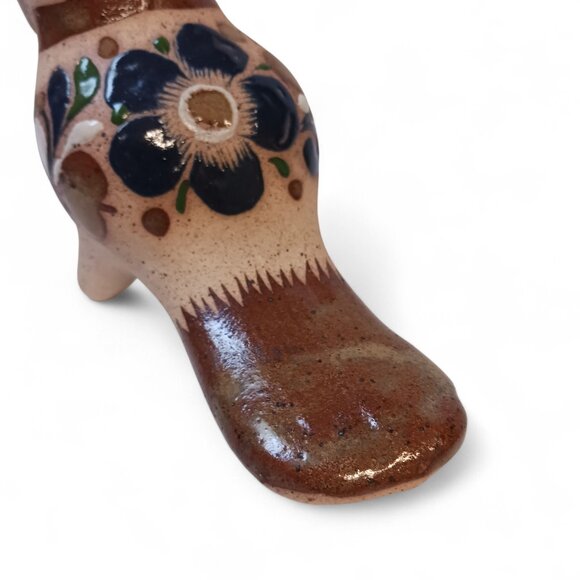 Vintage Tonalá Hand Painted Toucan Ceramic Collectibe Mid Century Decor Mexico - Picture 10 of 11